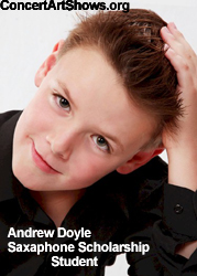 Andrew Doyle Performer Scholarship Student Saxaphone