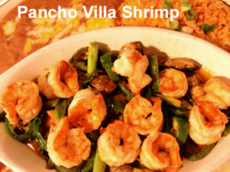 Pancho Villa Shrimp Dinner
