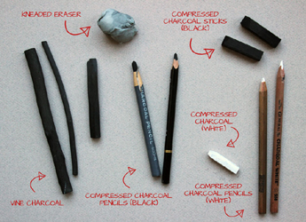 Charcoal Art Kit