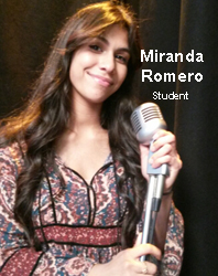 Miranda Romero Scholarship Student