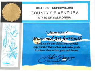 Ventura County Supervisors Award