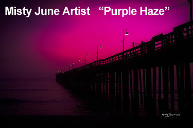 Misty June Visual Art Titled Purple Haze