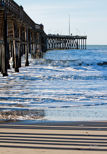 Patty Faux Art Titled: Pier Shadows